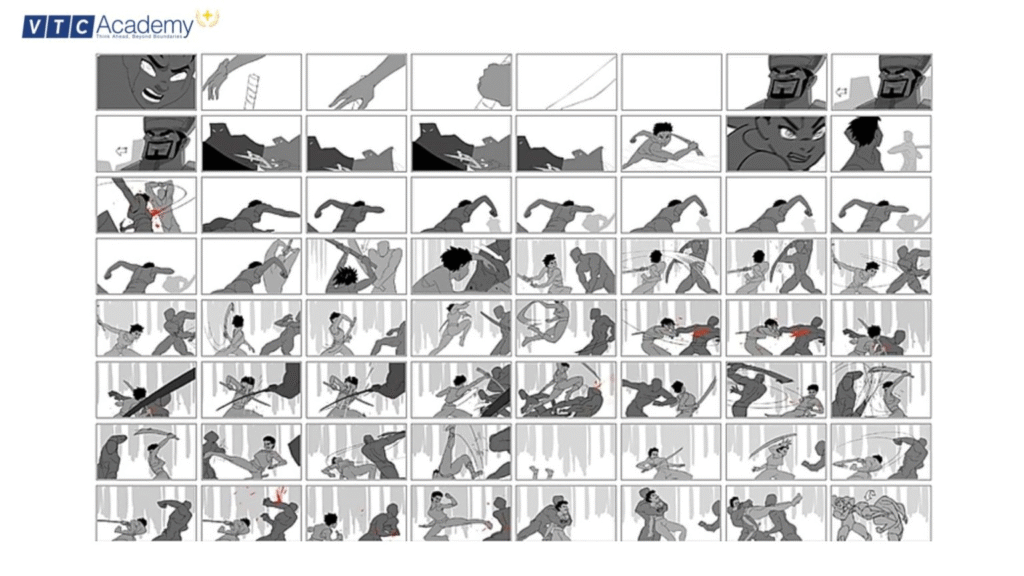 Vẽ hành động khi làm phim hoạt hình